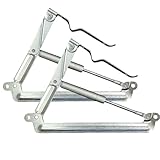Hydraulic Piston Hinge Lid Close Bracket Replacement for Keter Store it Out Midi SIO Prime Storage Shed W26P Gas Strut, Pack of 2