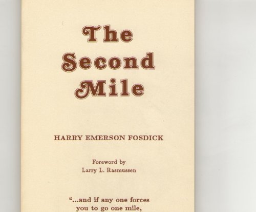 The Second Mile 0937641057 Book Cover