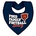 WEAR by Erin Andrews Infant & Newborn Chicago Bears Sleep and Play Full-Zip Sleeper & Bib Set