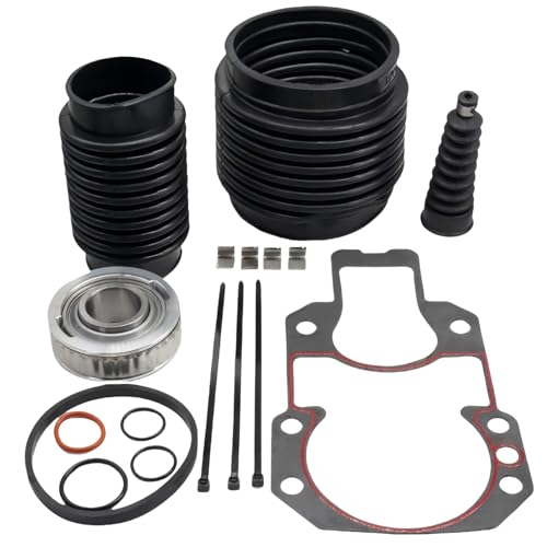 GHmarine 803097T1 Kit de fole para MerCruiser Alpha 1 Geração 1 com kit de reparo de travessa de rol