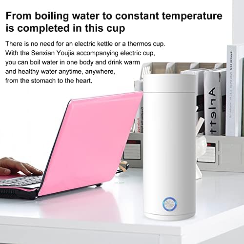 Portable Kettle Travel Electric Mini Kettle 350ML Fast Boil Kettle Lightweight Small For Bedroom Hot Cup Kettle Hot Water Boiler Bottle Electric Kettle for Making Tea Coffee Milk