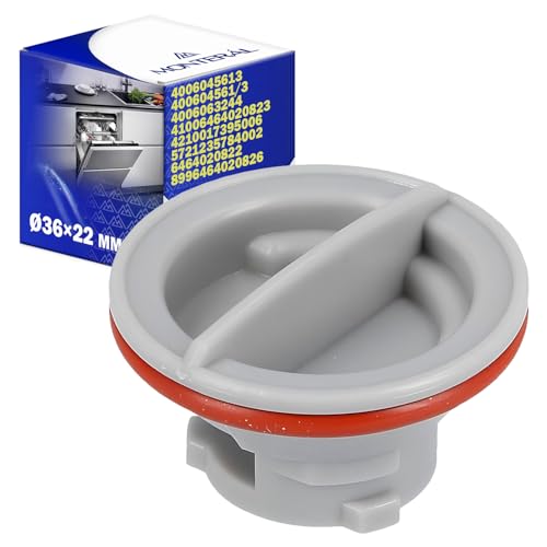 Tapa del Dispensador de Abrillantador del Lavavajillas Ø 36 x 22 mm con Código Original 4006045613 400604561/3 para AEG para Electrolux para Zanker para Zanussi - Garantía de 10 Años - MONTERAL