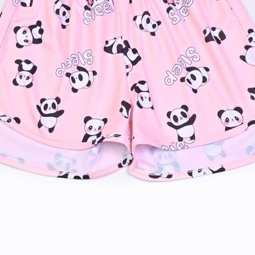 Image of Mirawise Girls 3 Pc Pajamas Sleepwear Cotton Pjs Clothes Set 4-13 Years