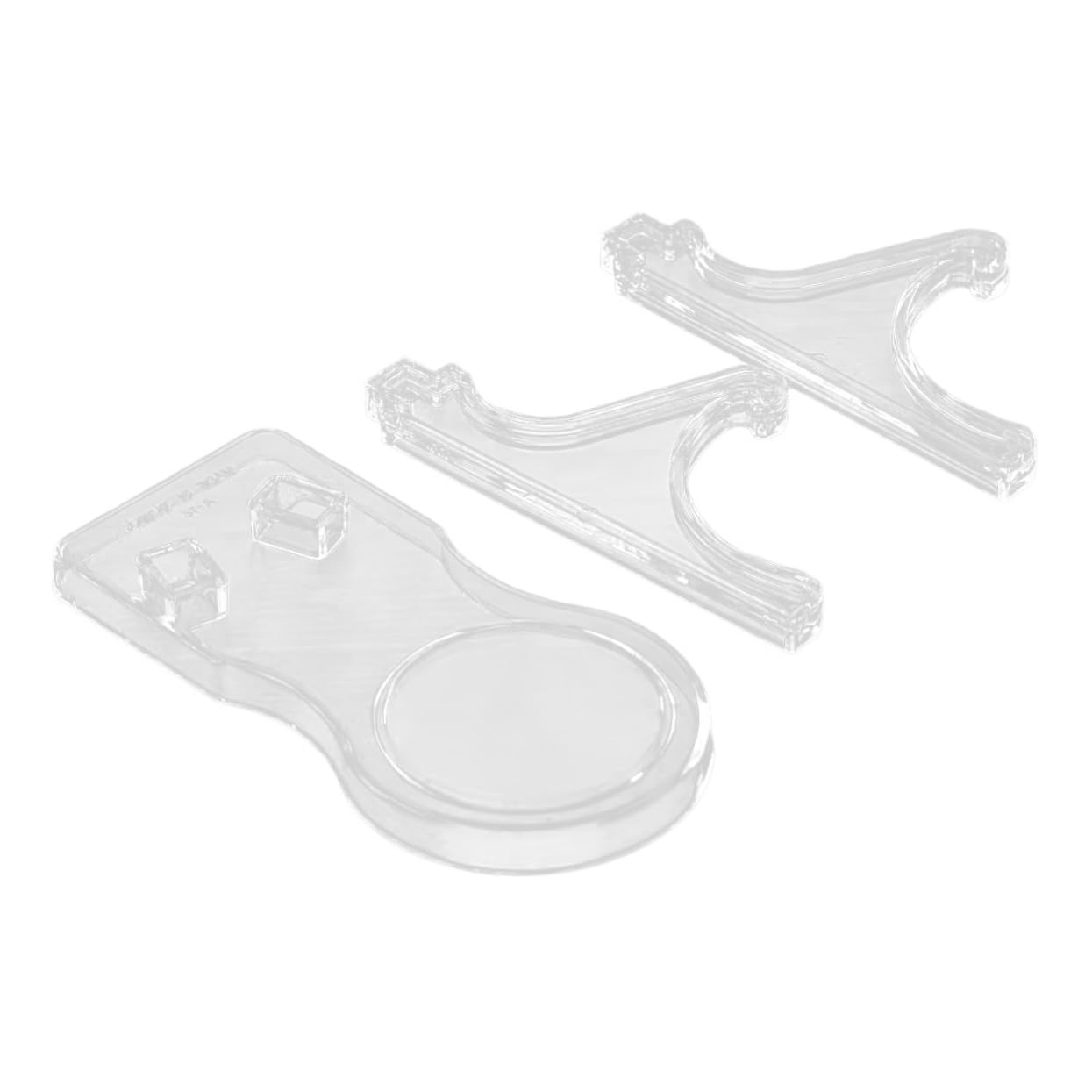 BESTYASH Acrylic Plate Display Stand Dish Holder for Photos Artwork Collector Plates Easy to Clean for Home Office Weddings More