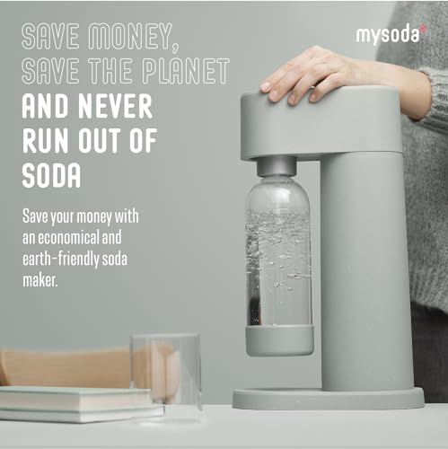 Image of Mysoda Woody Carbonated Water Machine with 1L Bottle - Pigeon