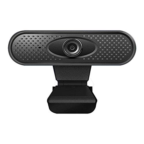 Dewanxin Webcam,Webcam PC Full HD 1080P CMOS Cámara Web de Alta Definiciócon Micrófono Reductor de Ruido y Corrección de Automática,HD USB 2.0 Plug and Play,Negro