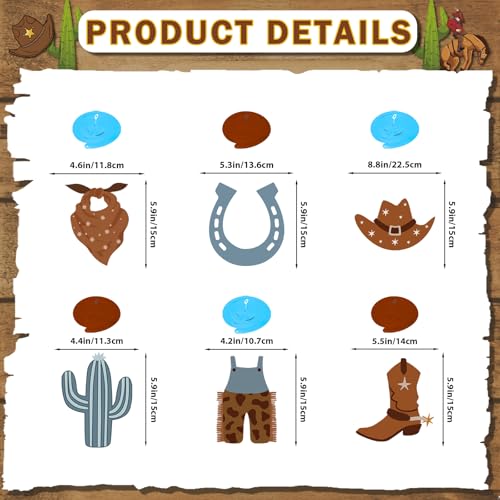 Image of A Little Cowboy Is On The Way Banner Cowboy Baby Shower Decorations Western Baby Shower Decorations with Cowboy Decorations Hanging Swirls Cowboy Party Decorations for Baby Boy Shower Decorations