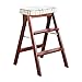 Drewniany stołek schodowy, składana drabina domowa dla dorosłych kuchnia wysoki stołek wielofunkcyjny stołek schodowy (kolor: B) drabina schodowa (B)