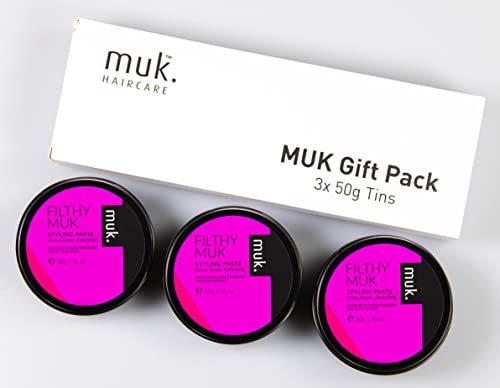 Filthy Muk Styling Paste Triple Pack 3x 50g - Revised Packaging