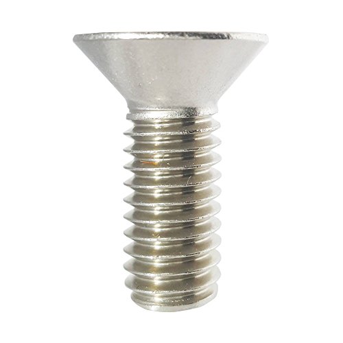 1/4-28 X 3/4" Flat Head Socket Cap Screws 18-8 Stainless Steel, Quantity 25, Countersunk Head, Allen Hex Drive By Fastenere #TOP3