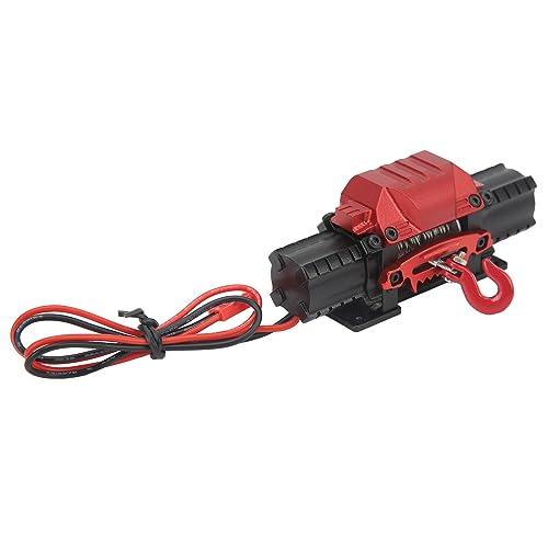 Cabrestante eléctrico para auto RC motor dual 10kg miniatura 2