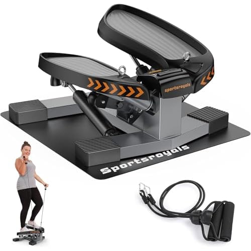 Sportsroyals Stair Stepper with Resistance Bands