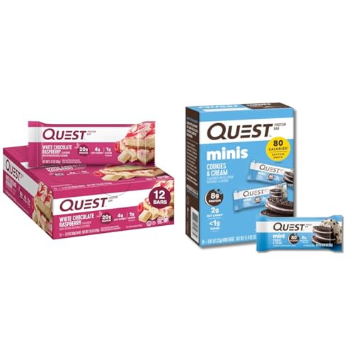 Quest Protein Bars Bundle - White Chocolate Raspberry y Cookies 'N Cream miniatura 1