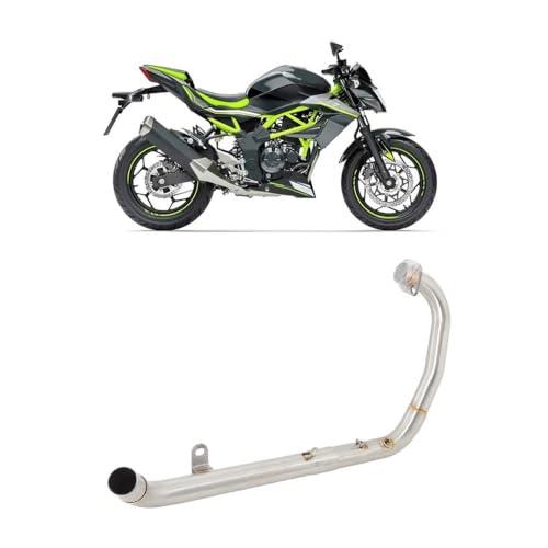 Tubo medio de escape para Ninja 125 Z125 con silenciador de conexión delantero 2