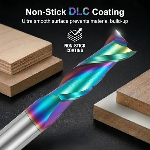 Broca de compresión CNC para cortar MDF y madera dura sin rebabas 3