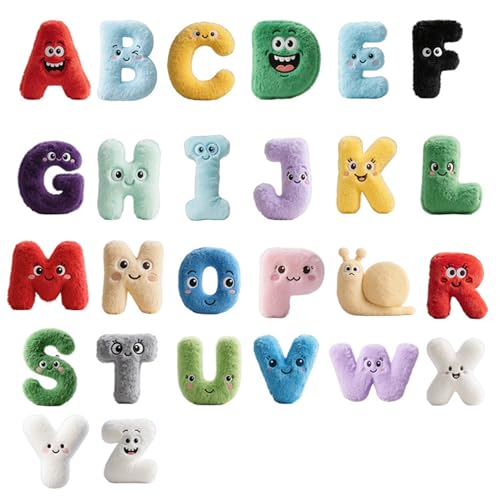 Miaokatze 26 Pcs Alphabet Lore Plush Toys, A-Z Letter Plush