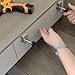 Drawer Clamps Universal Drawer Front Installation Clamps Holder Adapter Hardware Aids Jig Hand Tool Adjustable Fixing Clip For Woodworking