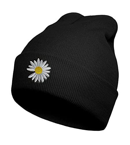 Daisy Beanie For Men Women Embroidery Slouchy Knit Beanie Hat Winter Hat Skull Cap #TOP14