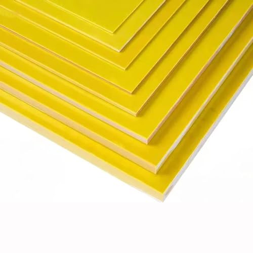 Fibre de verre FR4 époxy isolante de 4 mm, plaque jaune pour usinage mécanique