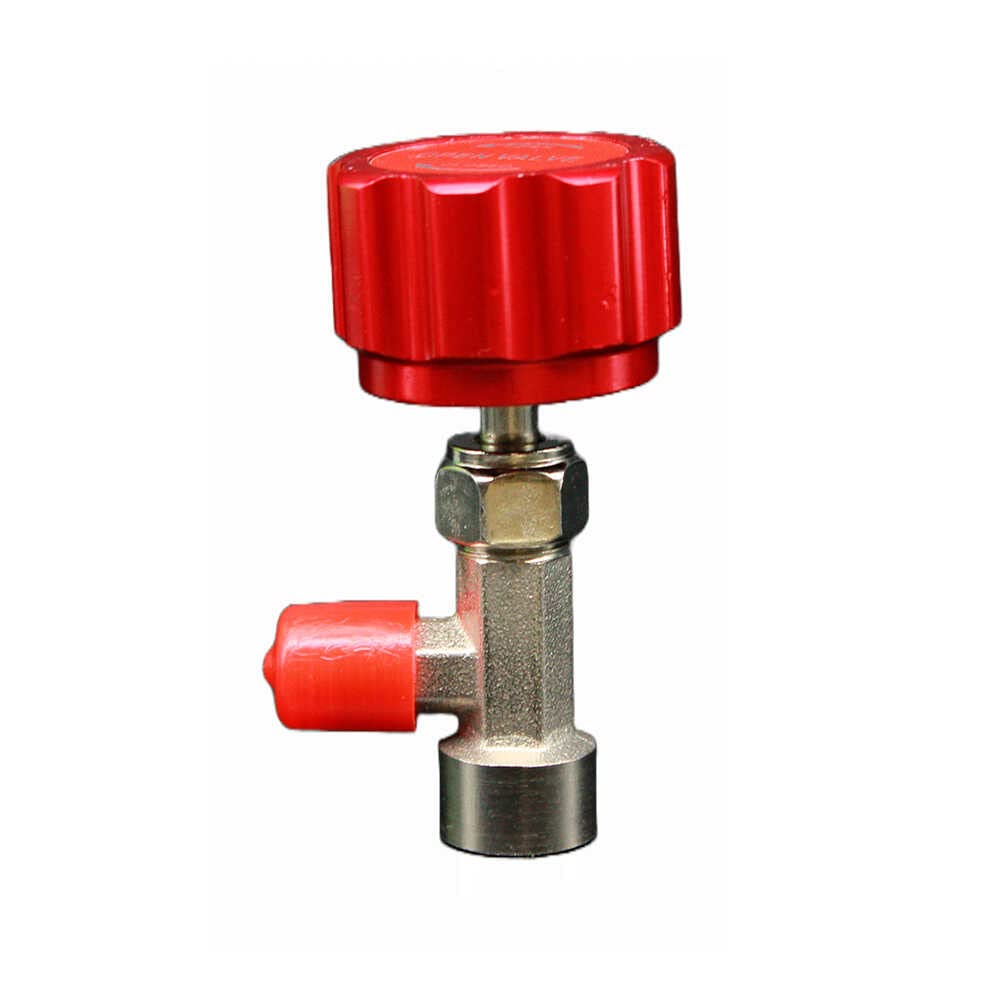 Chiave rinforzata dosatrice bottiglie gas organico GASICA 1/2 Ingresso con perforazione Uscita 1/4