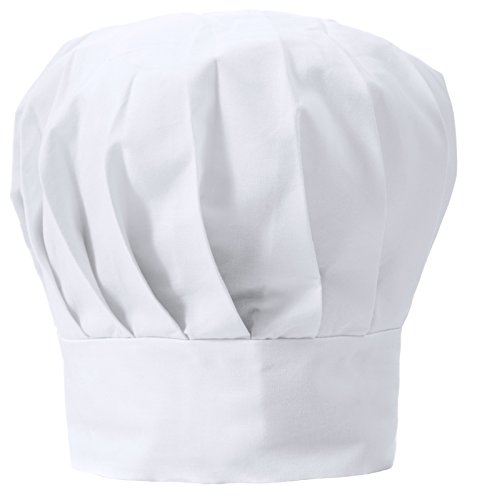 Cappello cuoco Cotone 100% Regolabile bianco