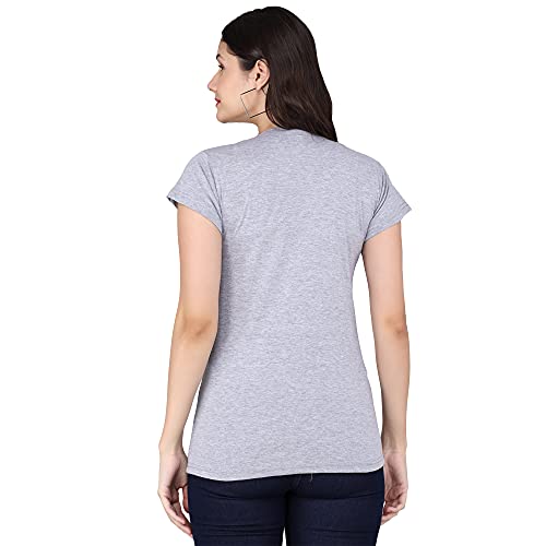 Image of FUNDAY FASHION Women & Girls Cotton Regular Fit Half Sleeves T-Shirt