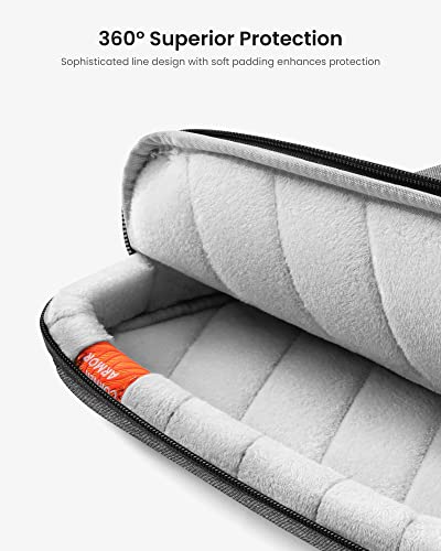 Image of tomtoc 360 Protective Laptop Case for 13-inch New 2026 MacBook Air M5 /A3449, M4 /A3240, M3 /A3113, M2 /A2681, M1 /A2337, MacBook Neo A18 Pro, 13-in Surface Pro 11th AI PC, Water-Resistant Carrying Bag