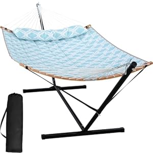 SUNCREAT Outdoor-Hängematte für 2 Personen mit Gestell