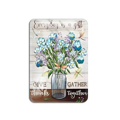 Imán de Nevera Cristal Rectangular con Diseño Floral miniatura 2