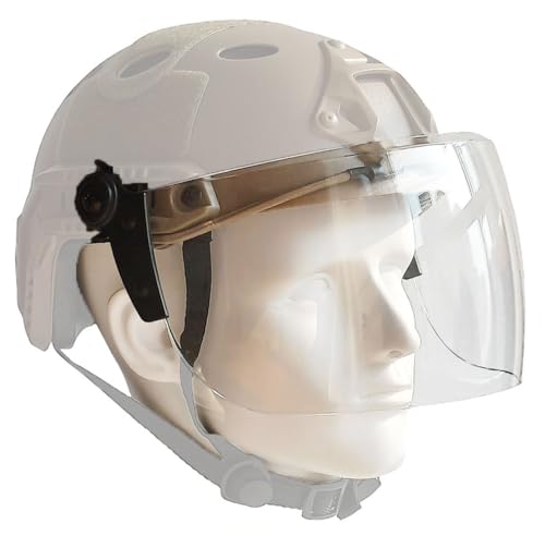 Tactical Clear Face Shield Visor for Airsoft MICH Fast Helmet