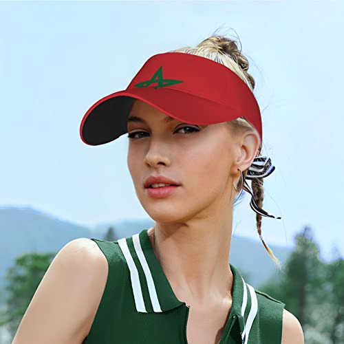 Image of Cute Funny Flag Hat Women Men Adjustable Flag Sport Sun Visor Hat Summer Fashion Sun Cap Beach Flag Hat