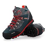 GUOANFG Botas De Montaña De Trekking Transpirables Neakers Zapatos De Senderismo Impermeables para Hombres Zapatillas De Gamuza, C-42 EU