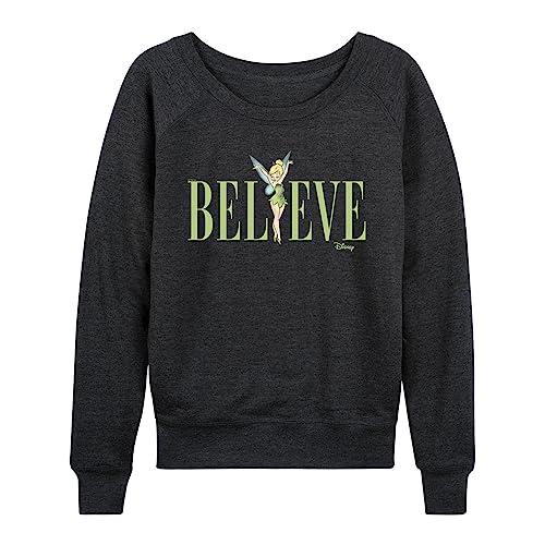 Disney Tinker Bell - Believe - Ladies French Terry Pullover