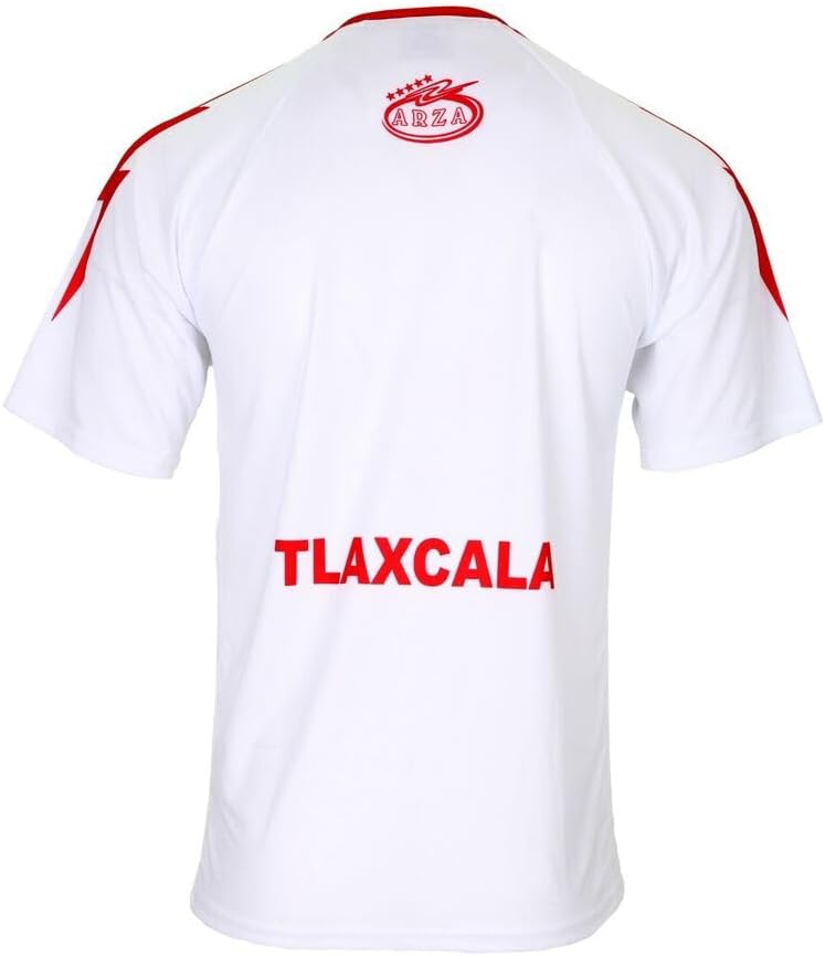 ARZA Sports Men’s Tlaxcala Mexico‑Inspired Soccer Jersey – Red/White Short Sleeve Fan Shirt Sublimated Design - Image 3