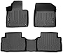 SMARTLINER Custom Fit All Weather Black 2 Row Floor Mat Liner Set Compatible with 2021-2023 Hyundai Santa Fe