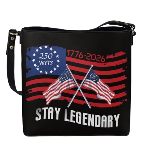 Image of HUGS IDEA Boho Bags for Women Leather Handbag Shoulder Bucket Crossbody Purse