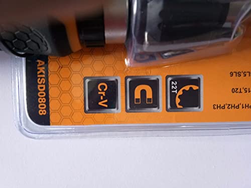 Image of Ingco AKISD0808 8Pcs Ratchet Screwdriver Set - Black