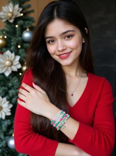 Wicked Stacked Bracelets Set, Changed for Good Green and Pink Friendship Bracelets, Wicked Themed Party Gifts for Wicked Party Favors2