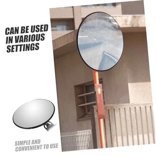 Miroir de sécurité angle mort pour circulation extérieure et parkings sombres