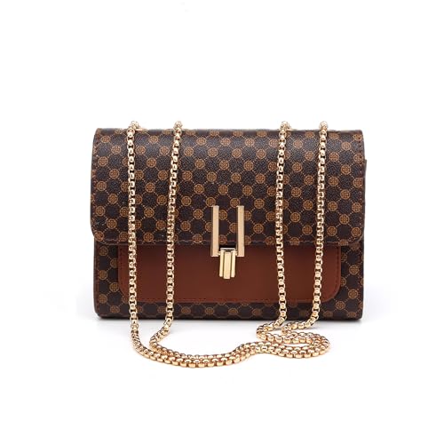 Women's Fashion Trendy Shoulder Bag Mobile Wallet Card Bag 2.95 * 5.51 * 7.87 feet - Brown