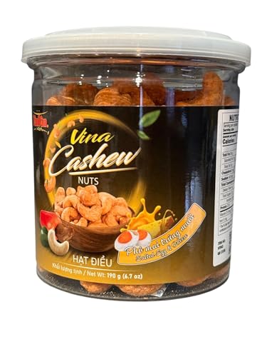 Image of Combo - Salted Cheese Cashew Nuts and Seaweed Crunch with Nuts - Hat Dieu Vi Muoi Pho Mai va Rong Bien Don Ket Hop Cac Loai Dau - 6 Oz per Can and 10 Oz per Box with 2 Iterms per Order