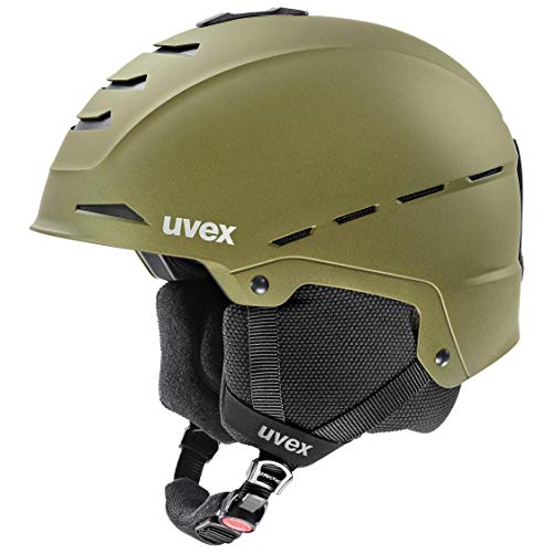 uvex legend 2.0, casco da sci robusto unisex, regolazione individuale delle dimensioni, aerazione ottimizzata, croco matt, 52-55 cm