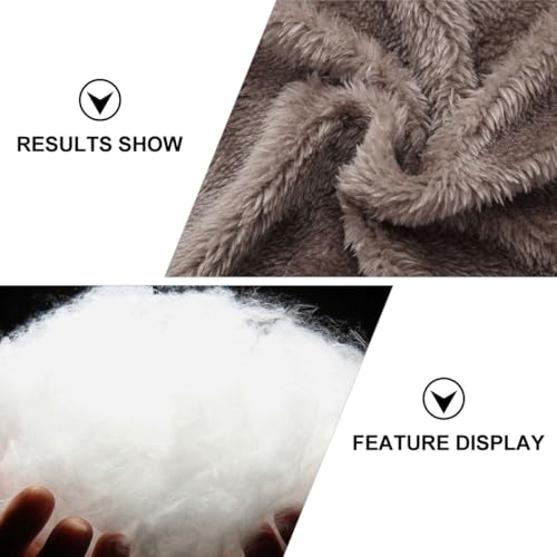 Abrigo de invierno negro de 130 cm ropa cálida acolchada con capucha 3