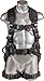 Palmer Safety 4 D-Ring Harness, Quick-Connect Buckles, SRL Tunnel, Padded Comfort, Trauma Straps, ANSI Z359.11-2021 Compliant