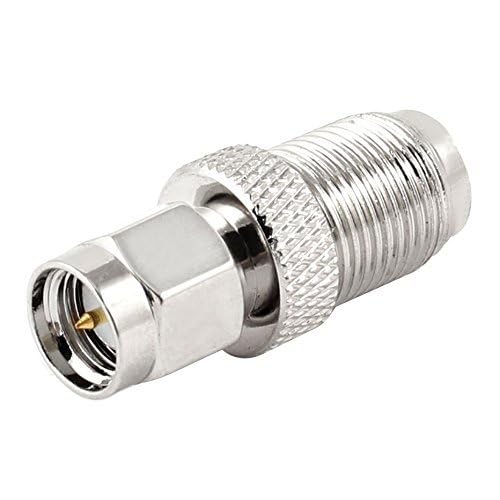 NBR SMA Male to F Type FemaleJack Plug Adapter Connector Converter for for TV Antenna Wireless Antenna- 1 Pc.-image-4