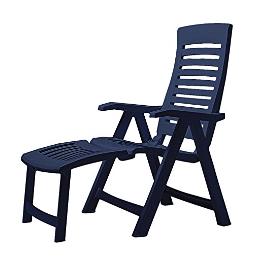 Preisvergleich Produktbild BEST 15210020 Fußteil für Klappsessel Florida, blau