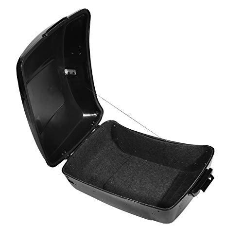 XFMT 13.7\" King Tour Pack Luggage Trunk W/Wrap Around Backrest Pad For Harley Touring Road King, Road Glide, Street Glide, Electra Glide, Ultra-Classic 2014-2020 - Thumbnail 2