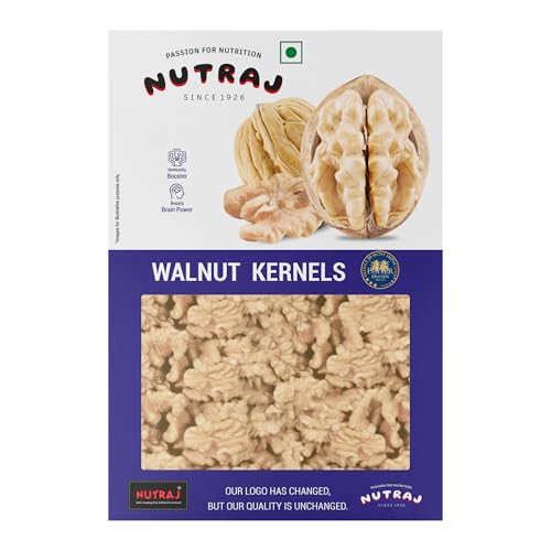 Image of Nutraj Walnut Kernels 500gm Pack Without Shell | Akhrot Giri | Dry Fruits and Nuts | Grocery Items.