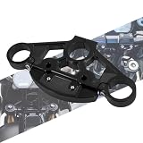 HCmotorku Motorcycle Top Triple Tree Upper Triple Tree Clamp Fit for Harley Road Glide 2015-2023 Black