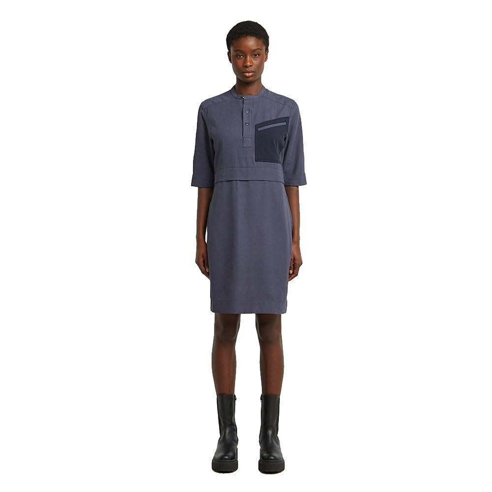 G-Star Damen Half Placket Shirt Dress Ls Wmn Dress